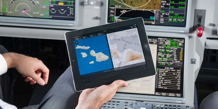 tablet application for pilots